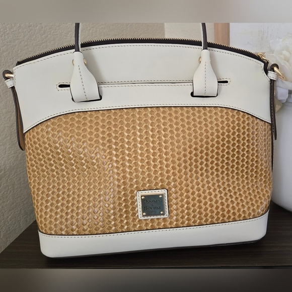 DOONEY AND BOURKE Beacon Woven Domed Satchel NWOT - Picture 2 of 10